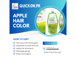 Apple Hair Color – Herbal Hair Dye for Grey Coverage & Shine | 03001819306