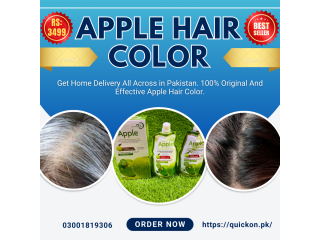 Apple Hair Color in Lahore – 100% Grey Coverage | Natural Shine & Long-Lasting Results | 03001819306