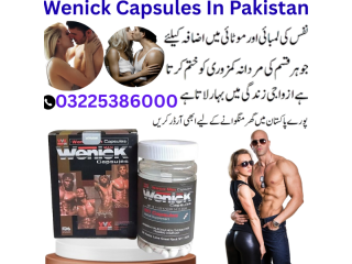 Wenick Capsules In Pakistan 03225386000
